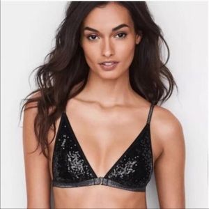 Victoria’s Secret Black Sequin Bralette COPY Small TWOT